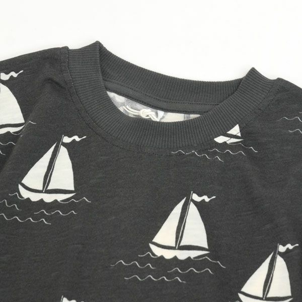 オーガニックコットン キッズTシャツSailing boats