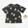 オーガニックコットン キッズTシャツSailing boats