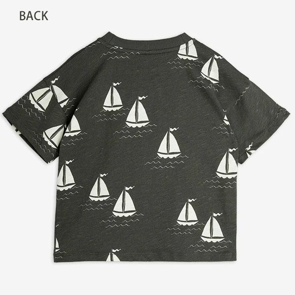 オーガニックコットン キッズTシャツSailing boats