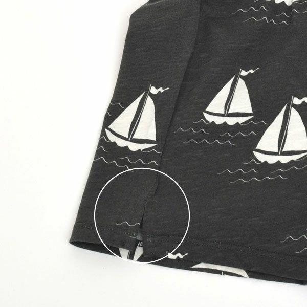 オーガニックコットン キッズショートパンツSailing boats