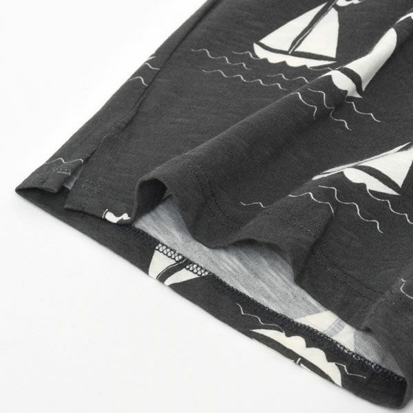 オーガニックコットン キッズショートパンツSailing boats