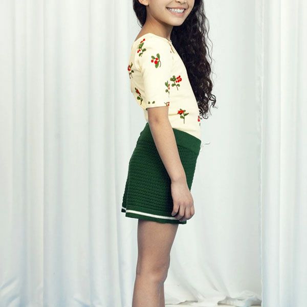 オーガニックコットン キッズTシャツ Lingonberries