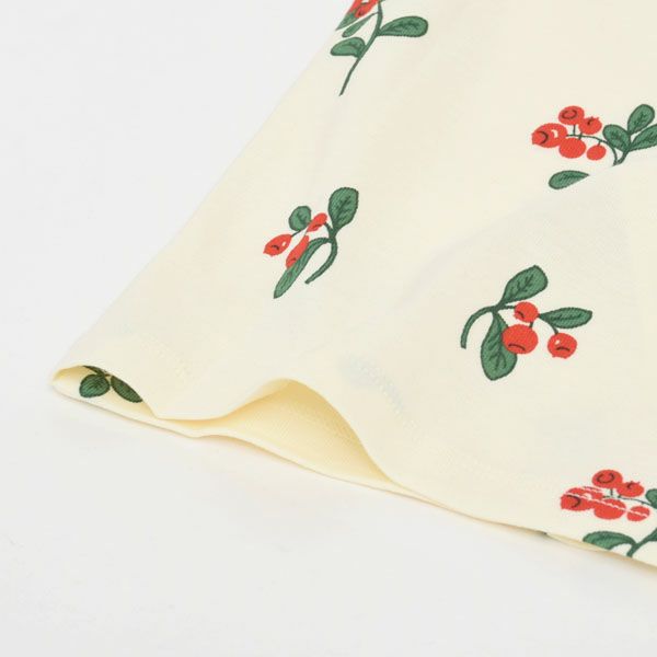 オーガニックコットン キッズTシャツ Lingonberries