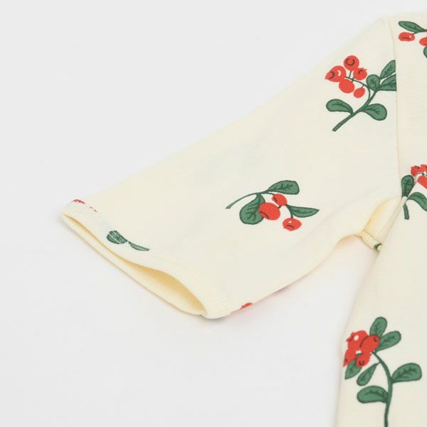 オーガニックコットン キッズTシャツ Lingonberries