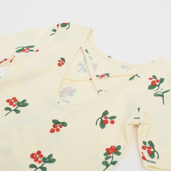 オーガニックコットン キッズTシャツ Lingonberries