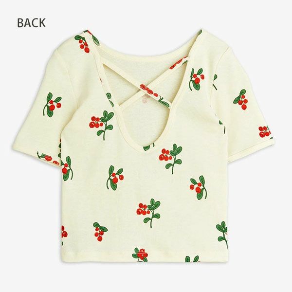 オーガニックコットン キッズTシャツ Lingonberries