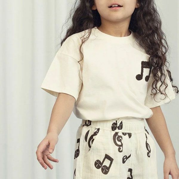 オーガニックコットン キッズTシャツ Note