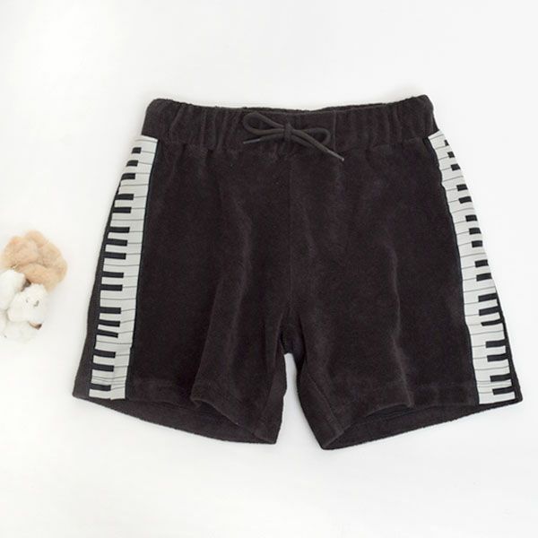 オーガニックコットン キッズテリーショートパンツ Piano