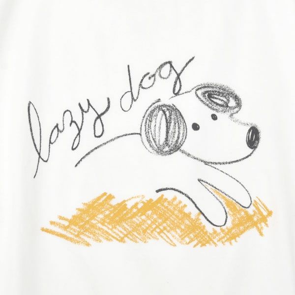 オーガニックコットン キッズ Tシャツ Lazy dog