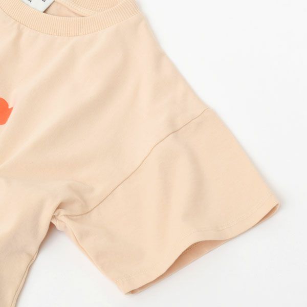 オーガニックコットン キッズ Tシャツ Red cat