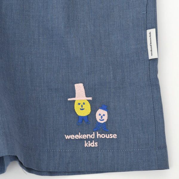 オーガニックコットン キッズ バミューダパンツ