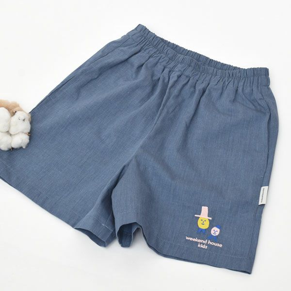 オーガニックコットン キッズ バミューダパンツ