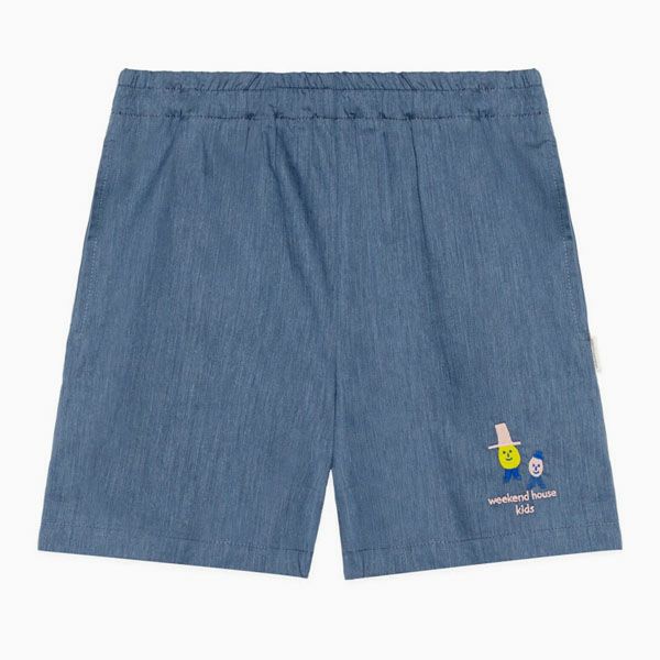 オーガニックコットン キッズ バミューダパンツ