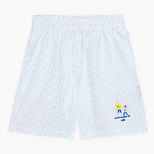 オーガニックコットン キッズ バミューダパンツ Checks