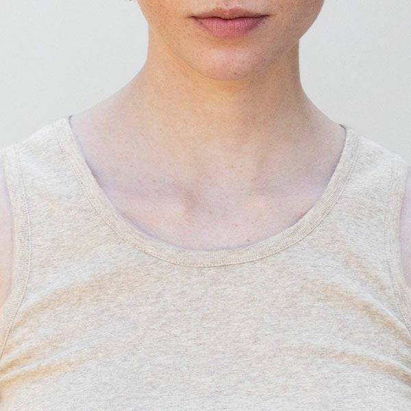 オーガニックコットン フライスタンクトップ