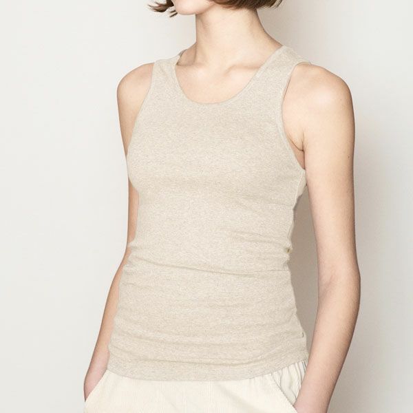 オーガニックコットン フライスタンクトップ
