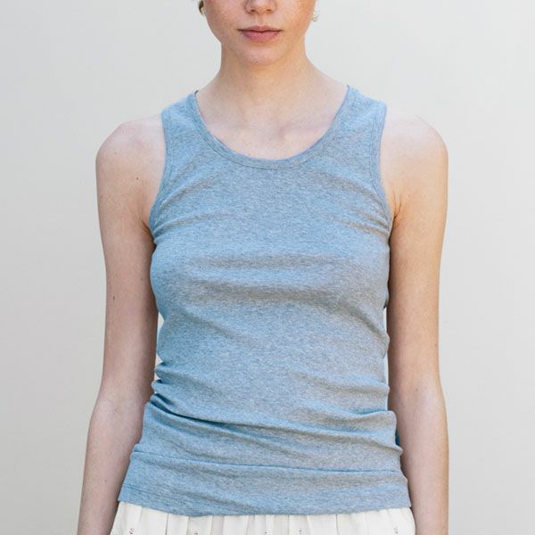 オーガニックコットン フライスタンクトップ