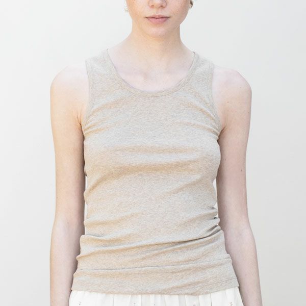 オーガニックコットン フライスタンクトップ