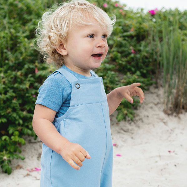 オーガニックコットン ベビーフライスボディスーツ（半袖）