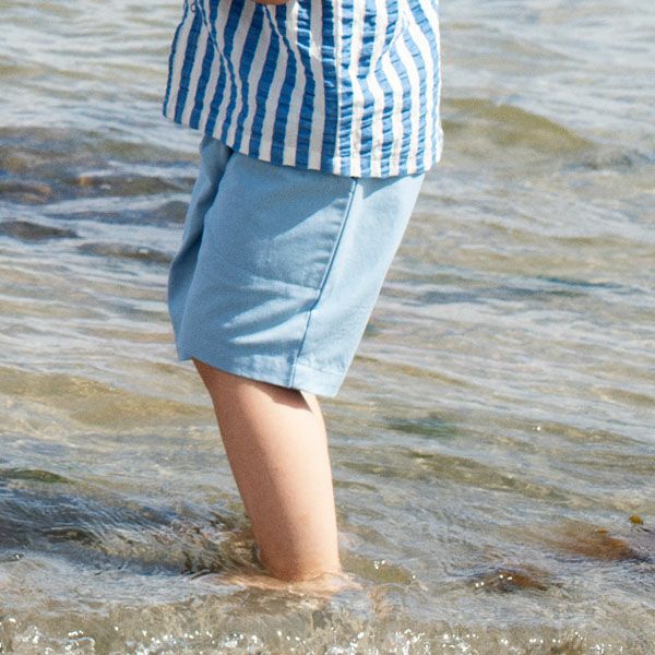 オーガニックコットン キッズ ハーフパンツ（中厚平織り）