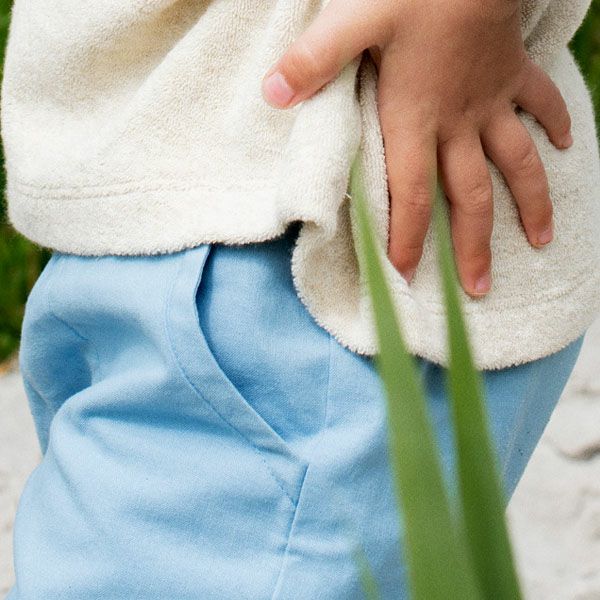 オーガニックコットン キッズ ハーフパンツ（中厚平織り）