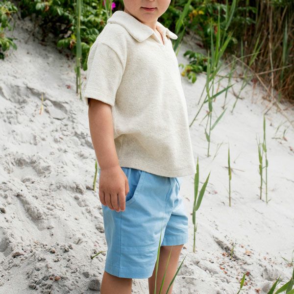 オーガニックコットン キッズ ハーフパンツ（中厚平織り）