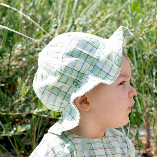 オーガニックコットン キッズサンハット