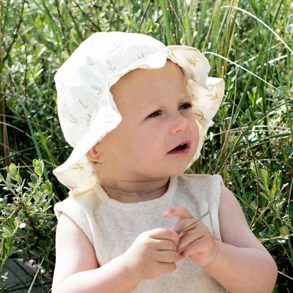オーガニックコットン キッズサンハット