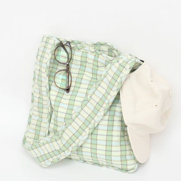オーガニックコットン キルトショルダーバッグ