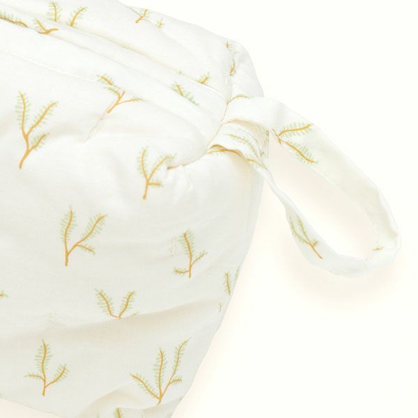 オーガニックコットン キルトポーチ