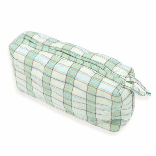 オーガニックコットン キルトポーチ