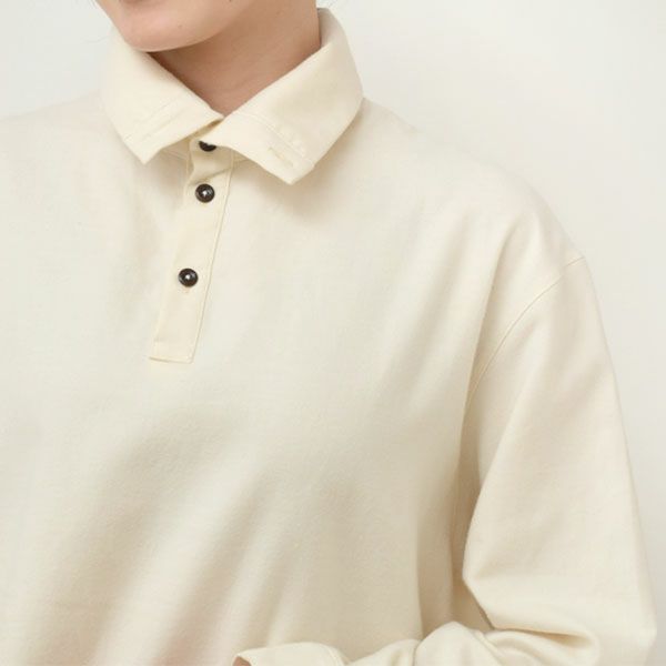 オーガニックコットン 首元2way フランネルパジャマ