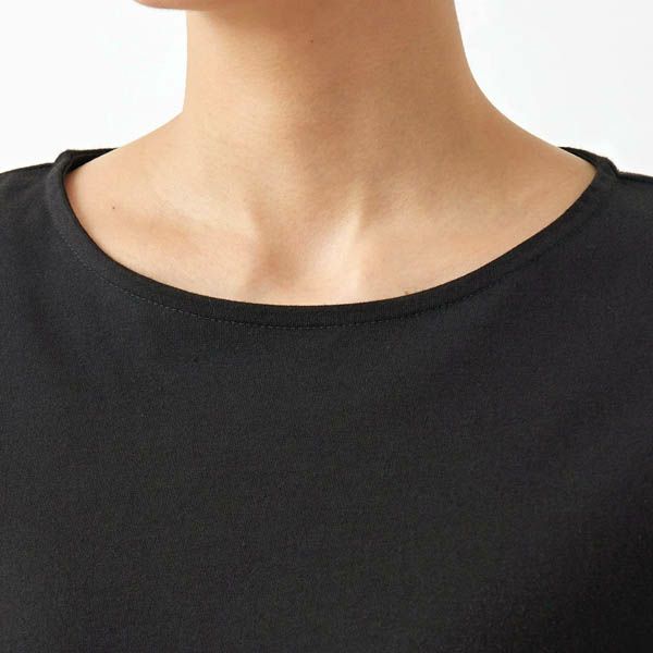 オーガニックコットン 天竺 バルーンスリーブトップ