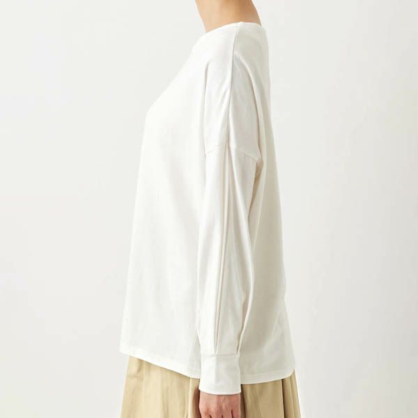 オーガニックコットン 天竺 バルーンスリーブトップ