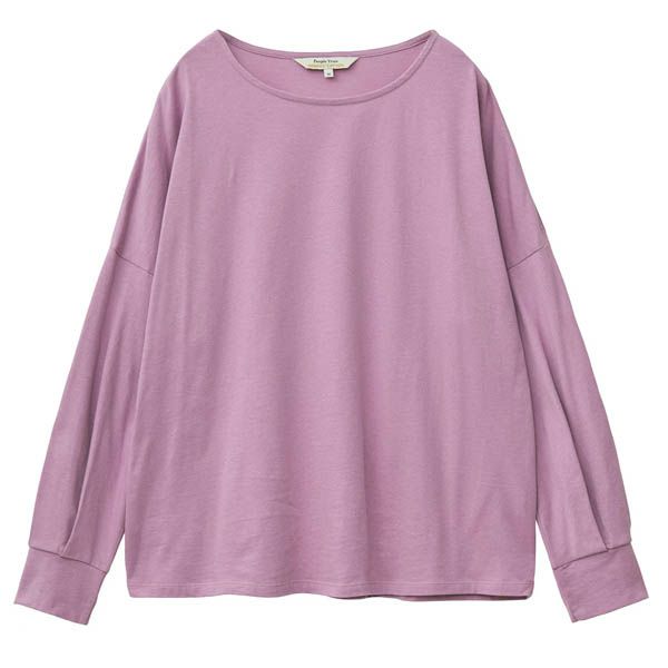 オーガニックコットン 天竺 バルーンスリーブトップ