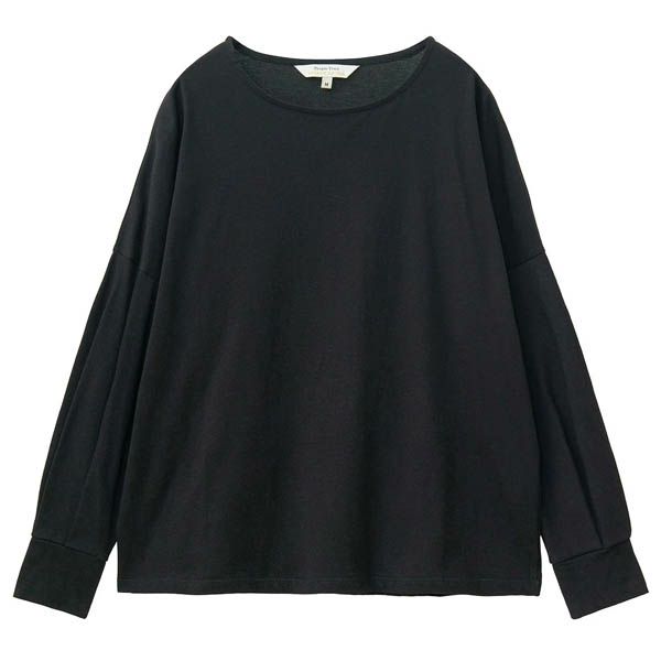 オーガニックコットン 天竺 バルーンスリーブトップ