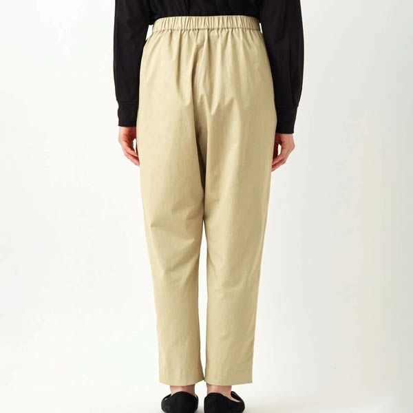 オーガニックコットン ツイル テーパードパンツ