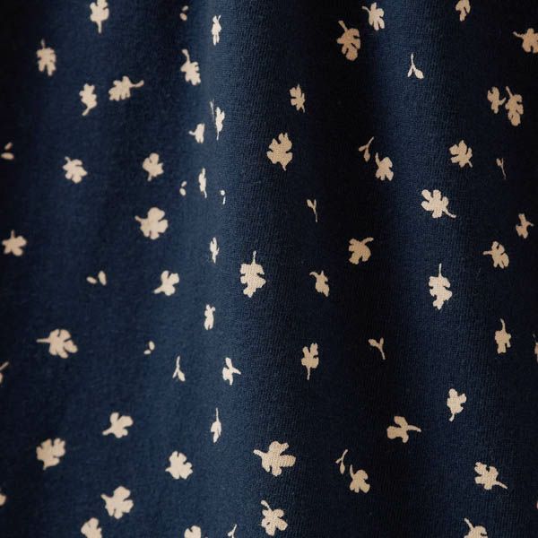 オーガニックコットン ストレッチリーフ柄プリントオールインワン