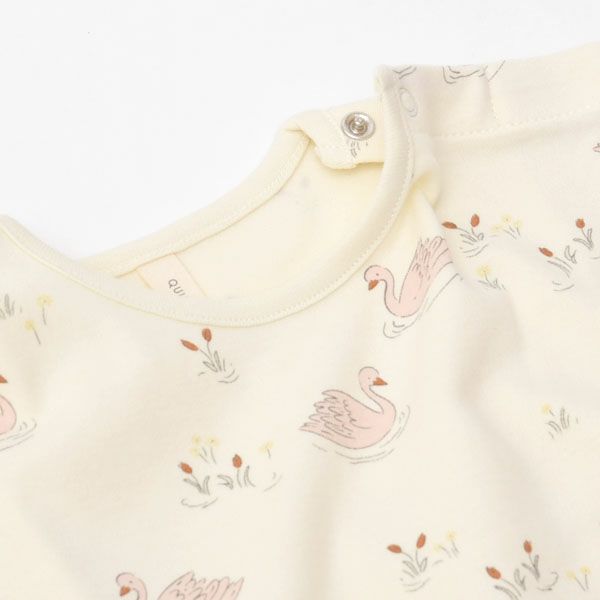 オーガニックコットン ベビー半袖Tシャツ&パンツ