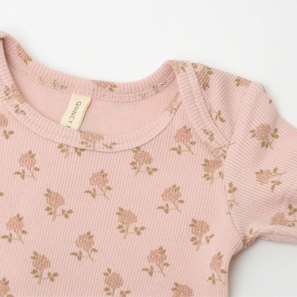 オーガニックコットン ベビーリブ半袖Tシャツ&レギンス