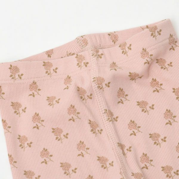 オーガニックコットン ベビーリブ半袖Tシャツ&レギンス