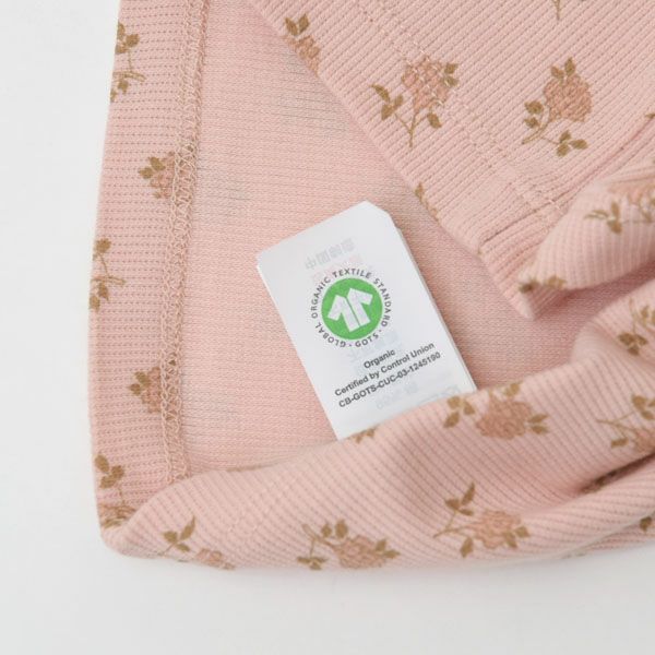 オーガニックコットン ベビーリブ半袖Tシャツ&レギンス