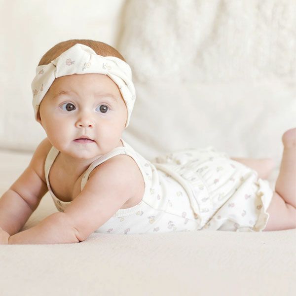 オーガニックコットン ベビータンクトップ&フリルショーティ