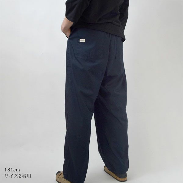 オーガニックコットン BROADCLOTH EASY PANTS
