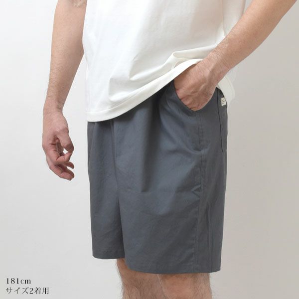 オーガニックコットン BROADCLOTH EASY SHORTS