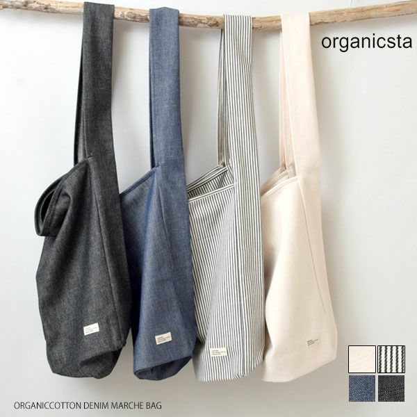 オーガニックコットン DENIM DAILY TOTE BAG