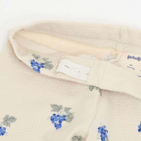 オーガニックコットン キッズ シアサッカーレギンス Grapes