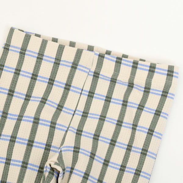 オーガニックコットン キッズ シアサッカーレギンス LisboaStripe