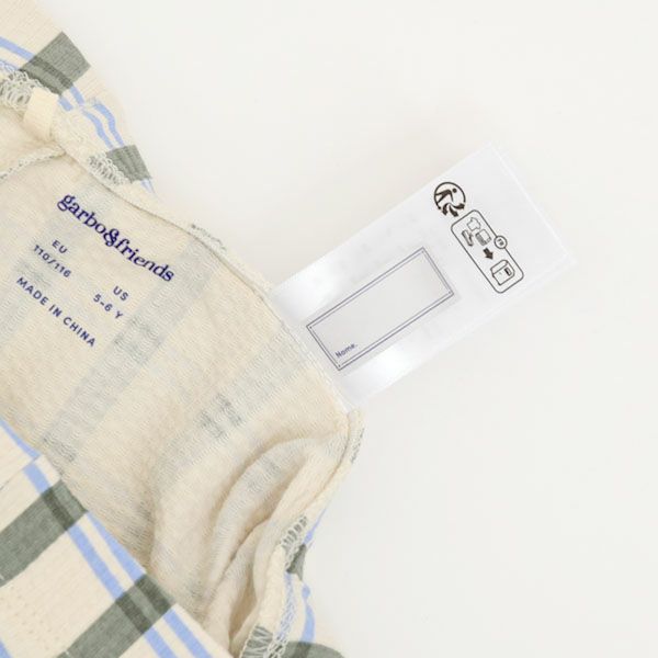 オーガニックコットン キッズ シアサッカーレギンス LisboaStripe