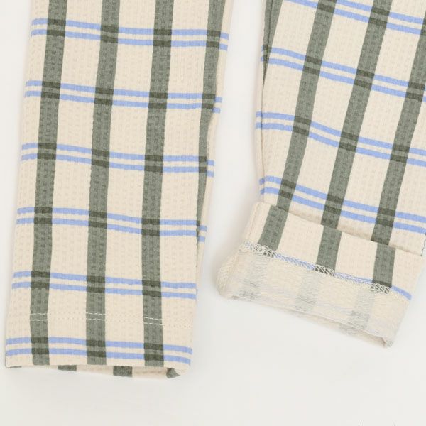 オーガニックコットン キッズ シアサッカーレギンス LisboaStripe